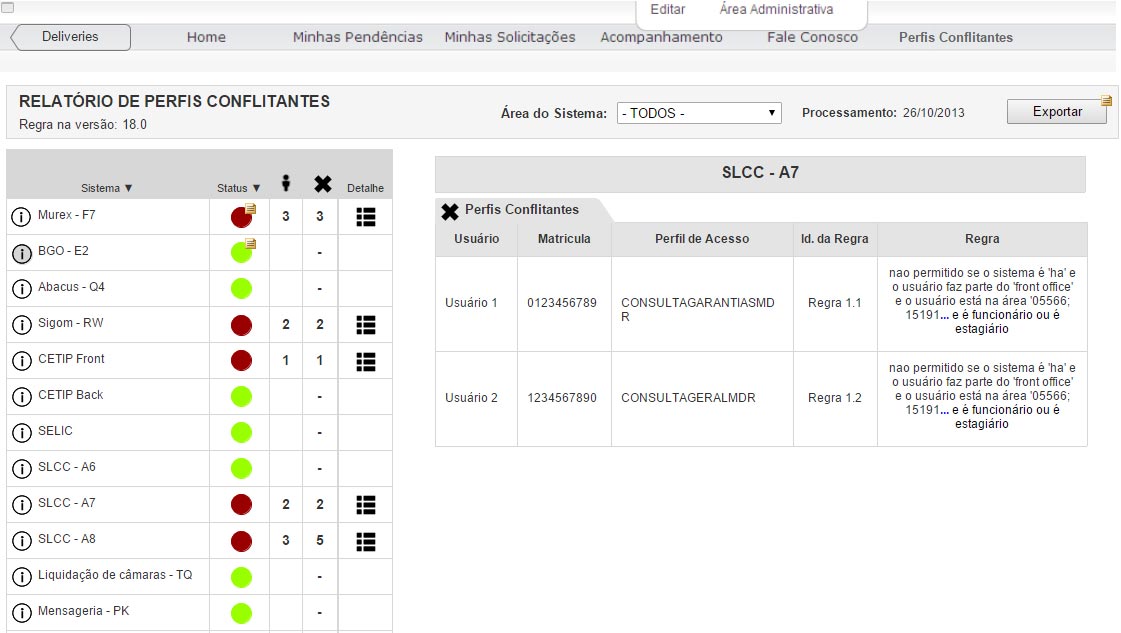Ver mídia: Santander bank - conflicting profiles - prototype